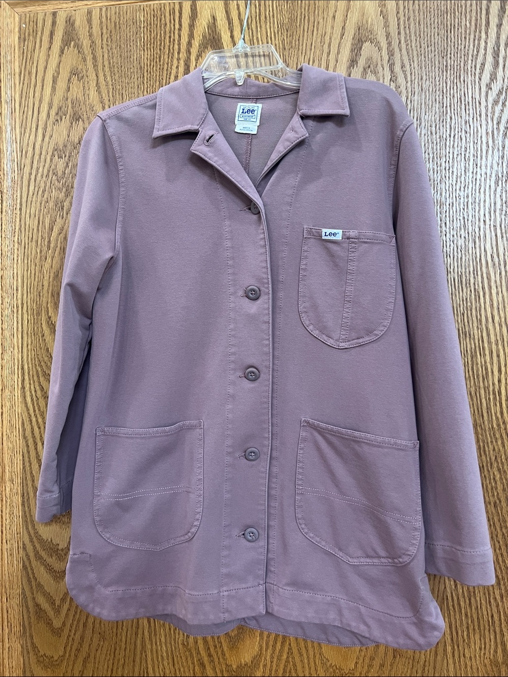 Lee Women's Dusty Lavender Button-Front Utility Jacket